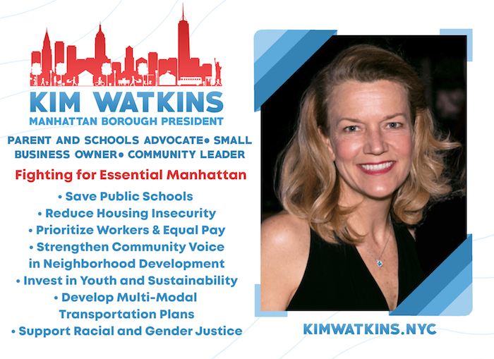 Getting to Know You: Kim Watkins, Candidate for Manhattan Borough President