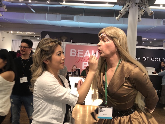 Masks Still There, Alongside Glam and Flair: The Makeup Show Goes On