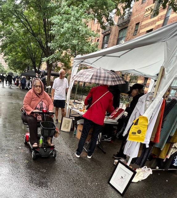 Somewhat Soggy London Terrace Street Fair Embraced its ‘Rain or Shine