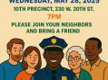 Q&A Triple Play: 10th Precinct Public Meetings Scheduled for May 28, 29 & June 5