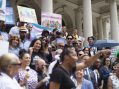 On Steps of City Hall, ‘Trans Joy’ Celebrated Tangible Advances Backed by 2026 Budget