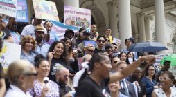 On Steps of City Hall, ‘Trans Joy’ Celebrated Tangible Advances Backed by 2026 Budget