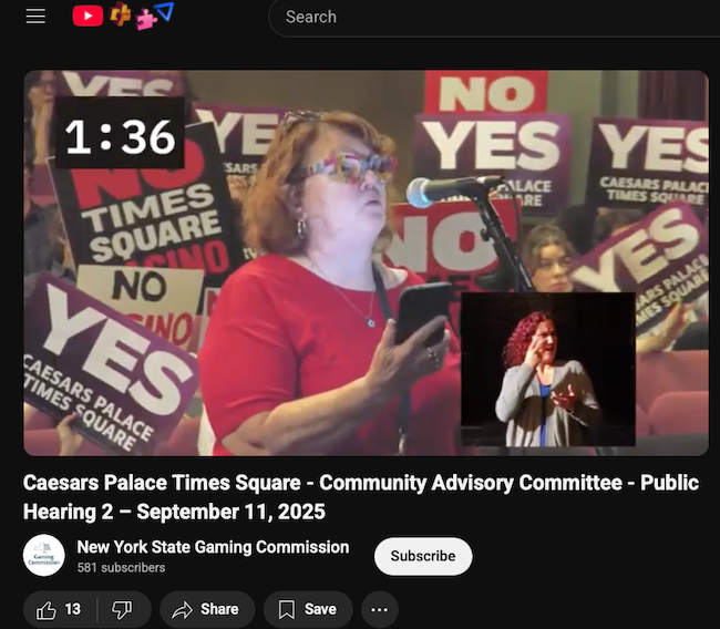 Comment Period Ends 1 Day Prior to Votes on 2 Proposed Casinos