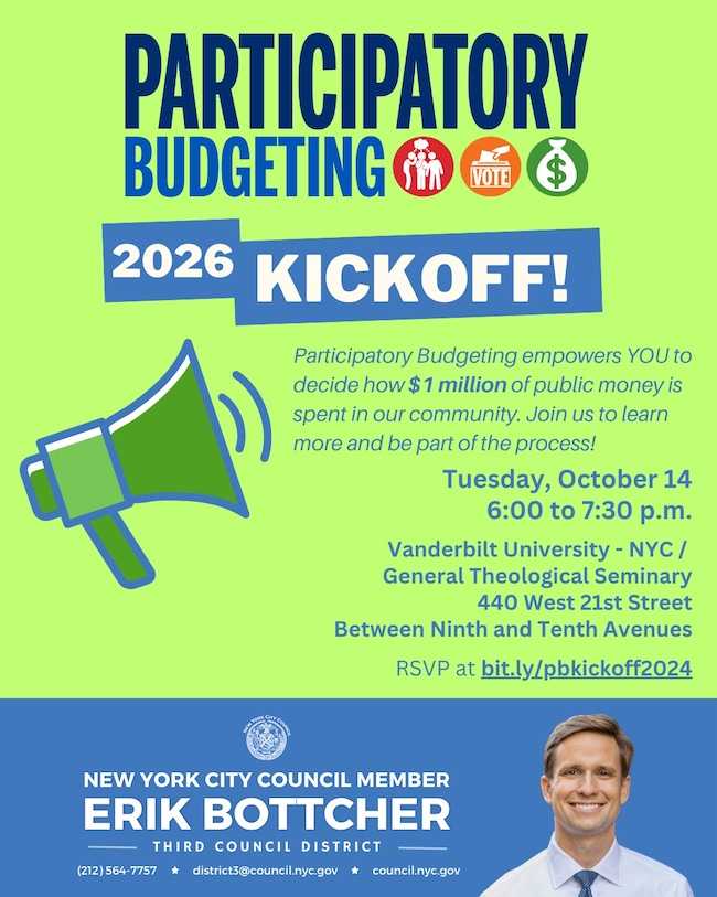 This Week In & Around Chelsea: October 13-19, 2025