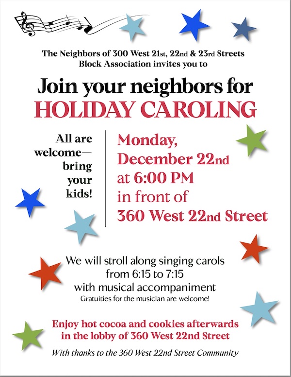 This Week In & Around Chelsea: December 15-21, 2025