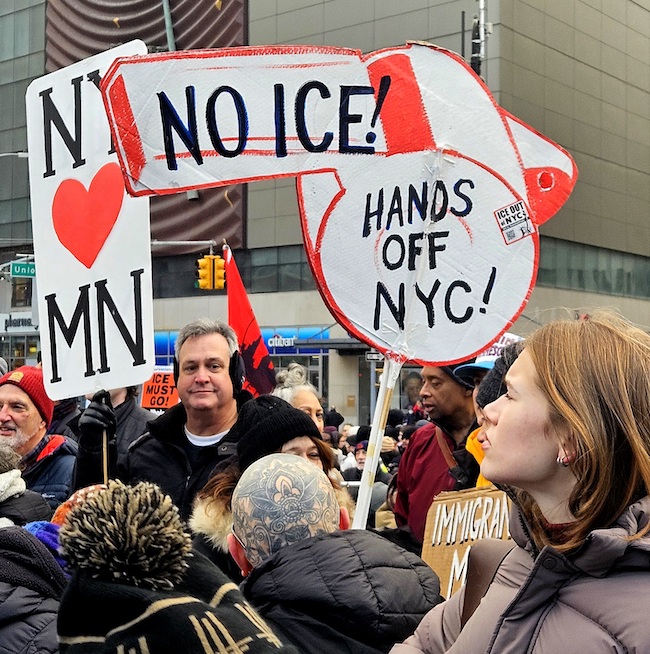 At Solidarity March, ‘Palpable Sorrow and Disgust at the Cruelty of ICE’