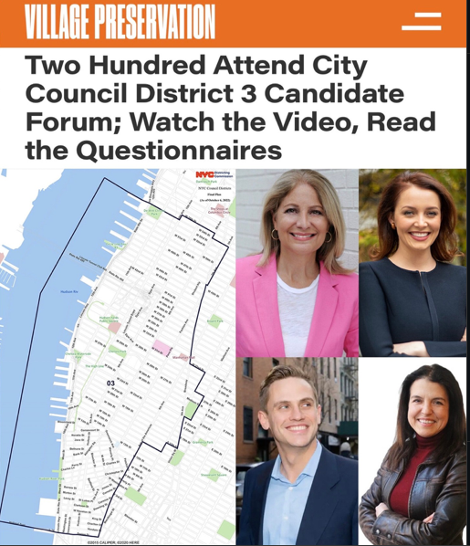 Where the Running Stand: Policy Positions of NYC Council District 3 Candidates