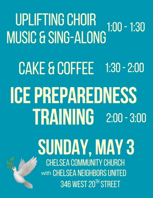 Church Partners with Neighbors for ICE Preparedness Training